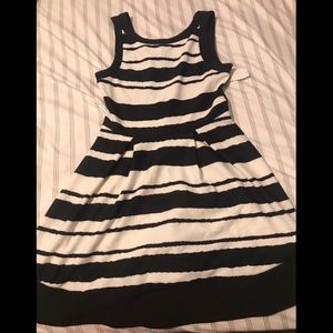 Black & White striped dress